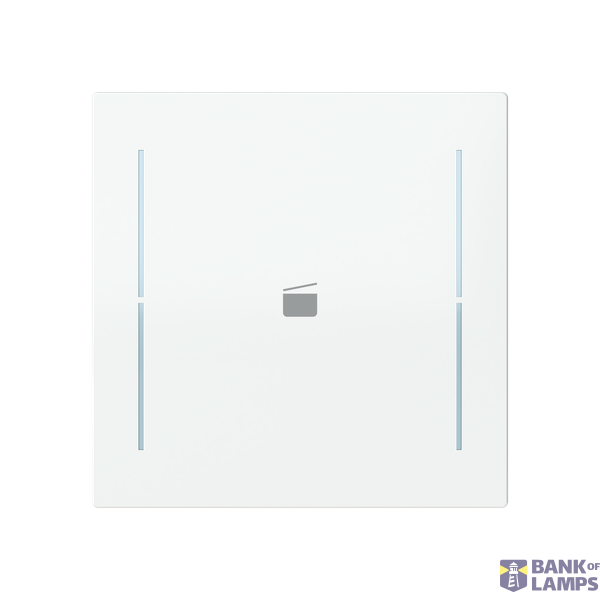 LFS/A.1.70.1-44G Cover plate with legend with Symbol "scene" studio white - Trevion® image 1