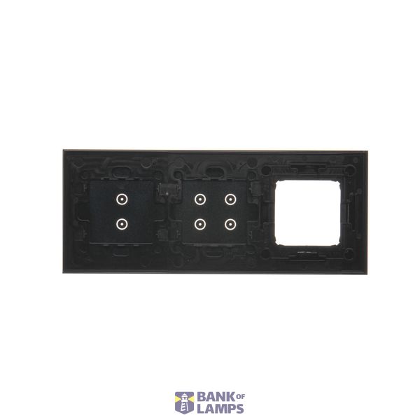 Double frame, metal, black inox image 2