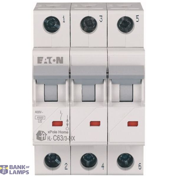 HL-C63/3-HX Eaton Moeller series xPole - HL/HL-HX MCB image 1