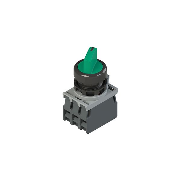 Complete unit with illuminated selector, fixing adapter and contacts image 1
