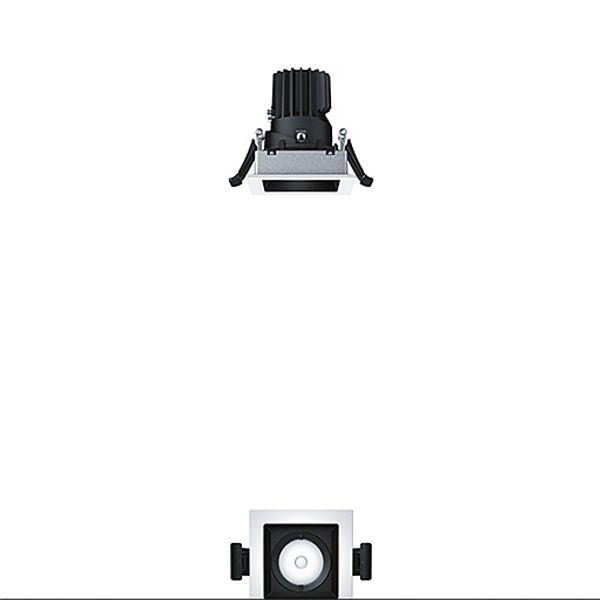 PANOS INF Q68V 10W 930 LDO SP-BK WH - LED ceiling-recessed luminaire image 3