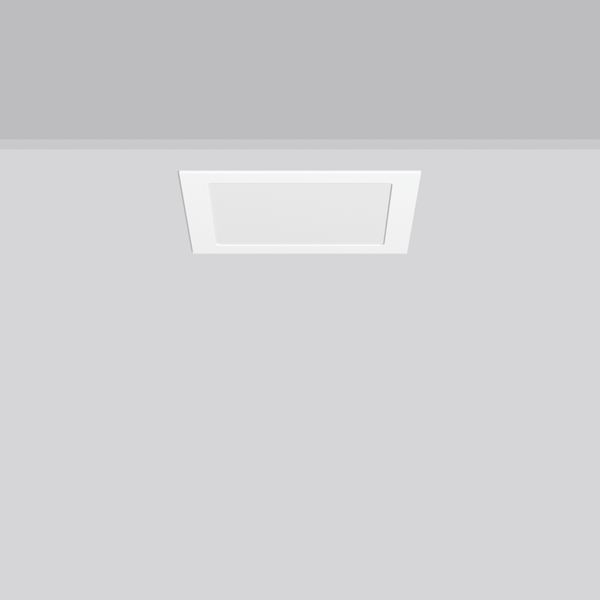 TOLEDO FLAT square, 19 W, 1600 lm, 827-865, white, DALI Recessed downl image 1
