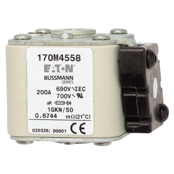 High-speed fuse (uR) S3 BKN/80 100kA 1100V 900A aR protection type image 2