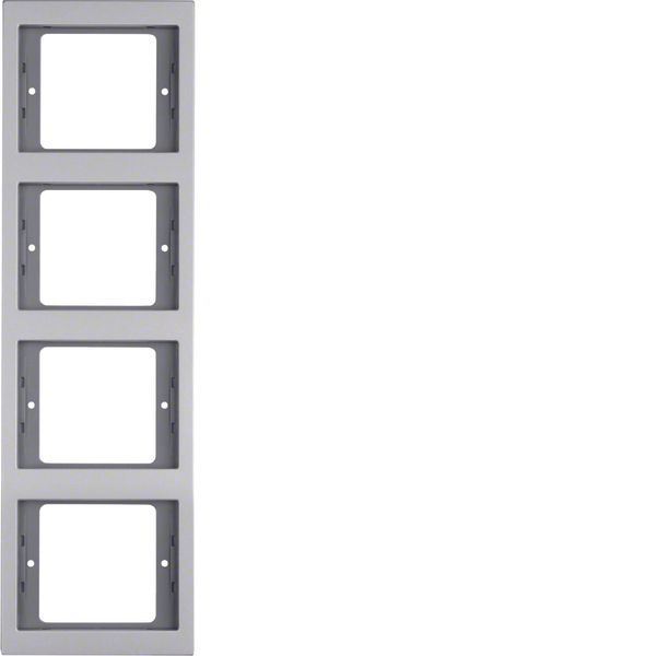 Frame 4gang vert., K.5, al., al. anodised image 1