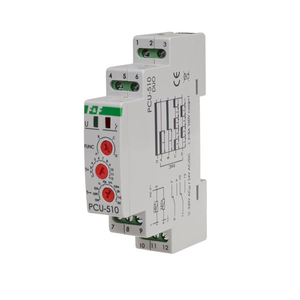 time relay, contact: 2xNO/NC; 230V AC / 24 V AC/DC image 1