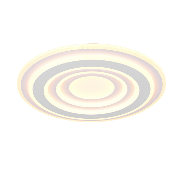 Costa LED ceiling lamp 48 cm matt white image 1