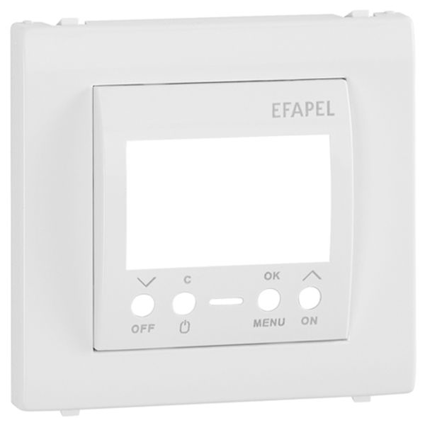 COV PLATE F/ONE CIRC DIG TIME SWITCH WHITE image 2