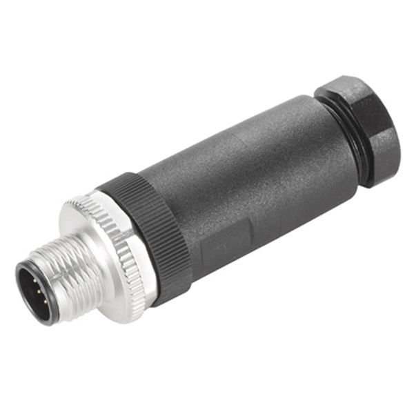 Field attachable connector, M12 image 1