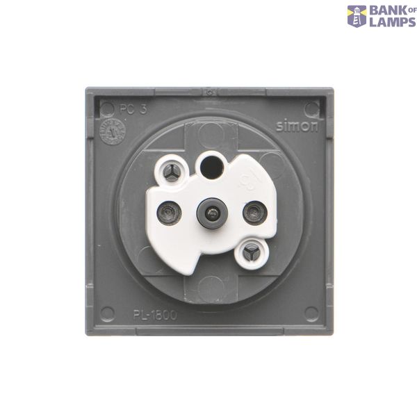 Double concrete frame, Dark concrete/silver image 1