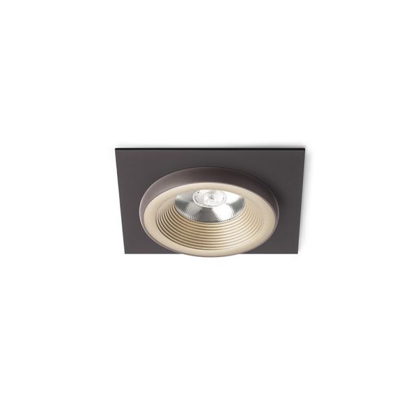 SHARM SQ I recessed pearl gold/brown 230V LED 10W 24° 3000K image 1