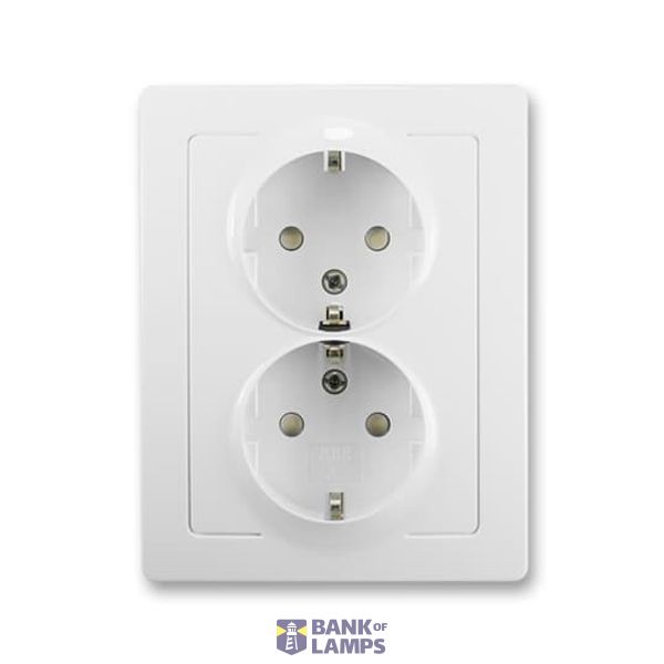 5512G-C03449 B1 Outlet double Schuko image 1