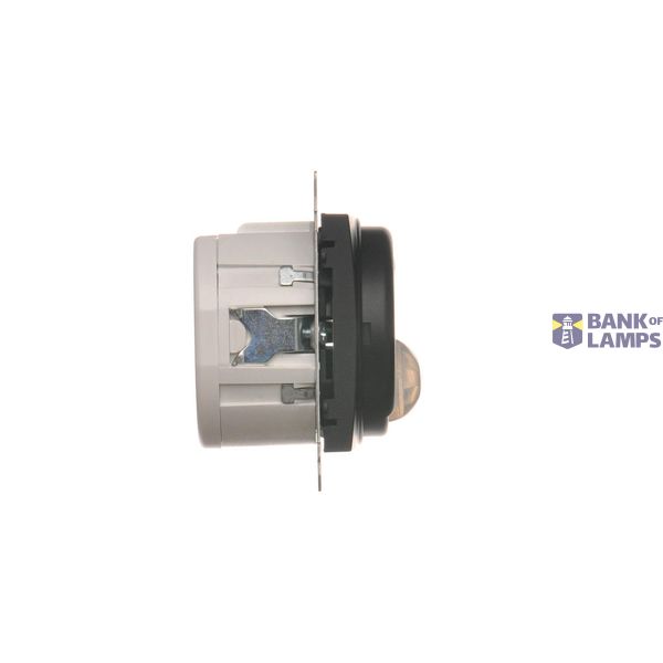Temperature regultor with outer sensor, black matt image 1