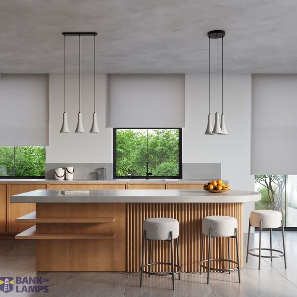 HANGING LAMP REA 3L CONCRETE E14 3X12W IP20 image 5