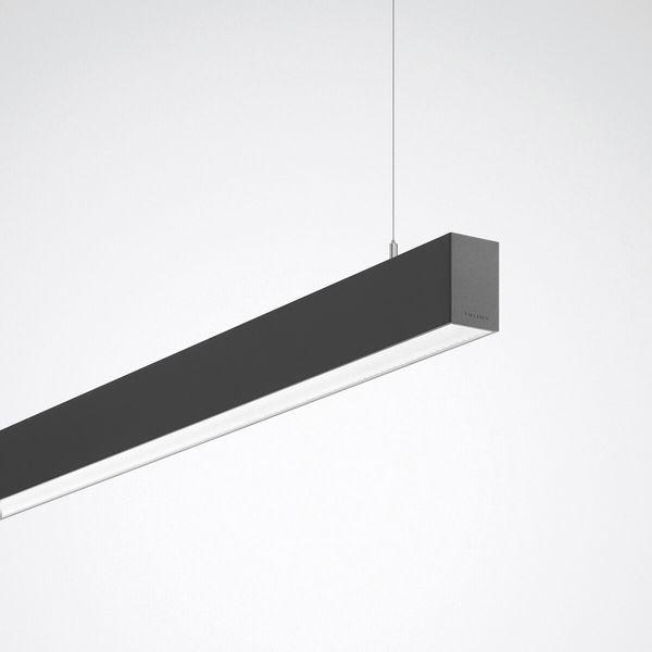Suspended luminaires Finea HI LED direct & indirect Prisms Black rectangular ETDD Wide reduced glare UGR19 (W19) IK03 3 SDCM 9002160791 image 1