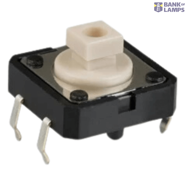 Tactile Switch, Standard, Projected Plunger, 4.3 x 12.5 mm, OF 1.27N B3FZ0039H image 1