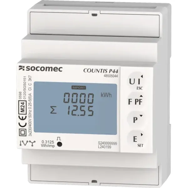 COUNTIS P44 CT1-5A MODBUS MID image 1