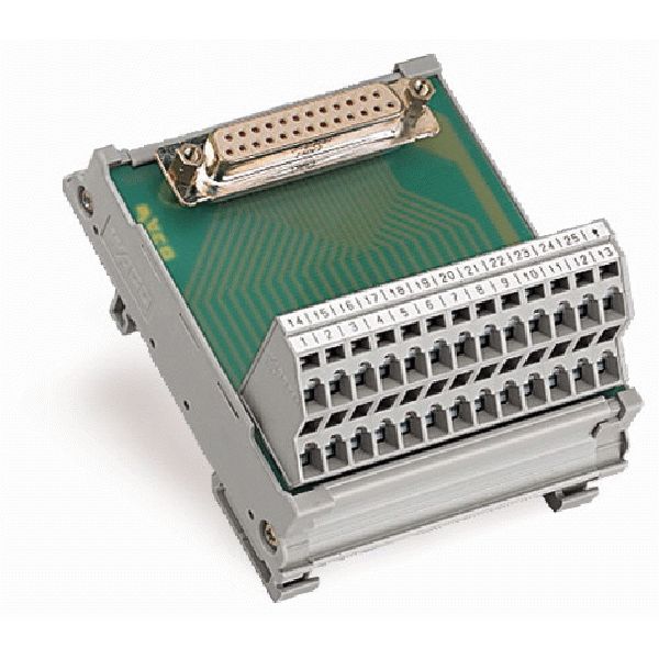 Interface module with solder pin Female connector image 2