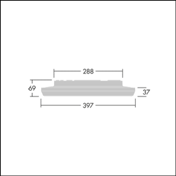NOVS M 3500-840 DI HF WH - Wall/Ceiling mounted LED luminaire image 3