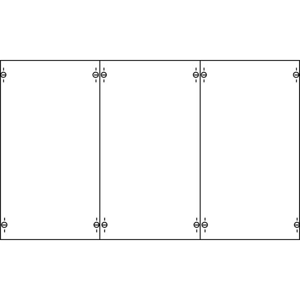 3V00SH ComfortLine Distribution panel, 108 SU, Field Width: 3, 450 mm x 750 mm x 160 mm image 7