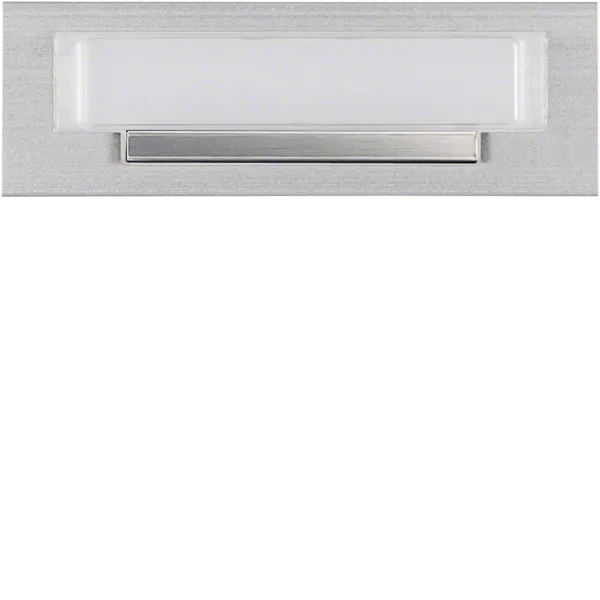 AVZ-REB call button, bell pusher with nameplate and white LED EB aluminum image 1