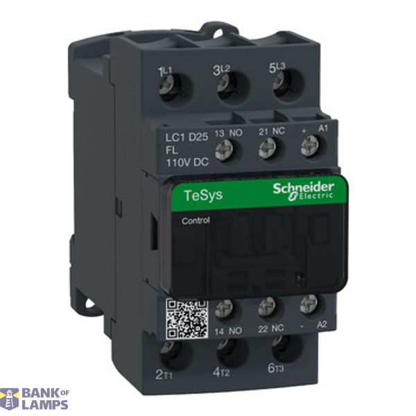 CONTACTOR 25A 1M+1V 110V DC image 1
