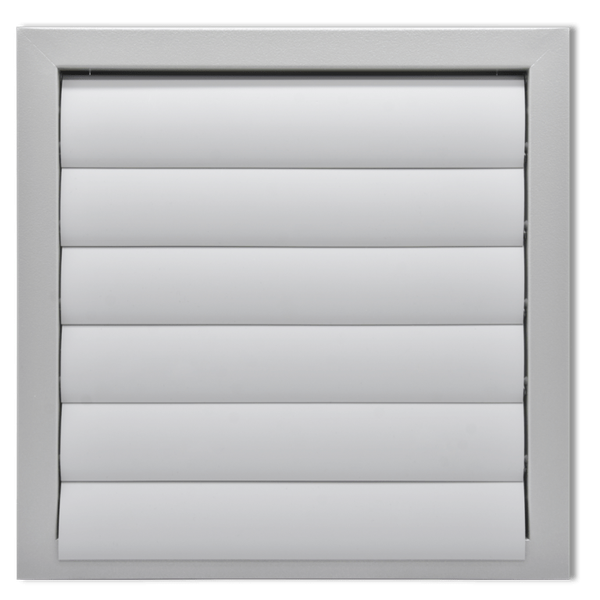 Metal grille with shutters 400x400 grey (fan fi 350) image 1