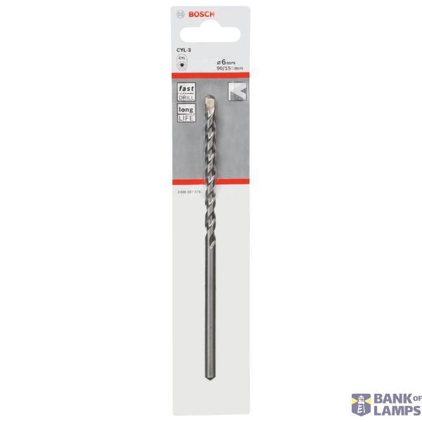 Concrete drill bit CYL-3 6 x 90 x 150 mm, d 5,5 mm image 2