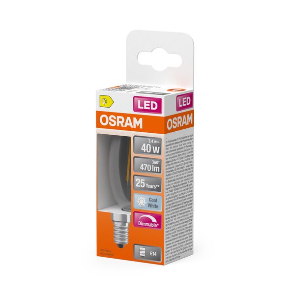 LEDSCLB40D 3,4W/840 230V FIL E14FS1OSRAM image 2
