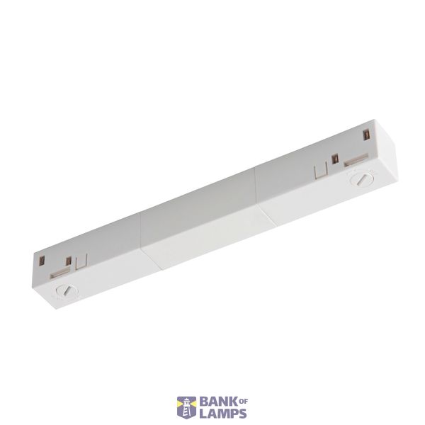 Longitudinal connector electric, 48V TRACK, white, DALI image 1