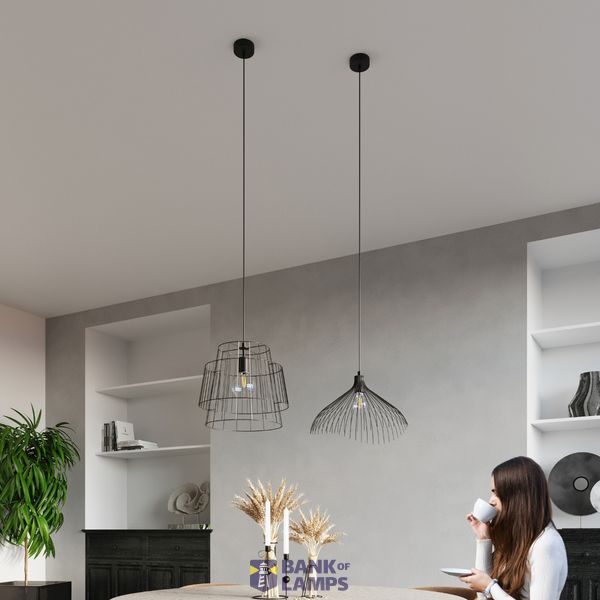 HANGING LAMP UMB BLACK E27 1X60W IP20 image 4