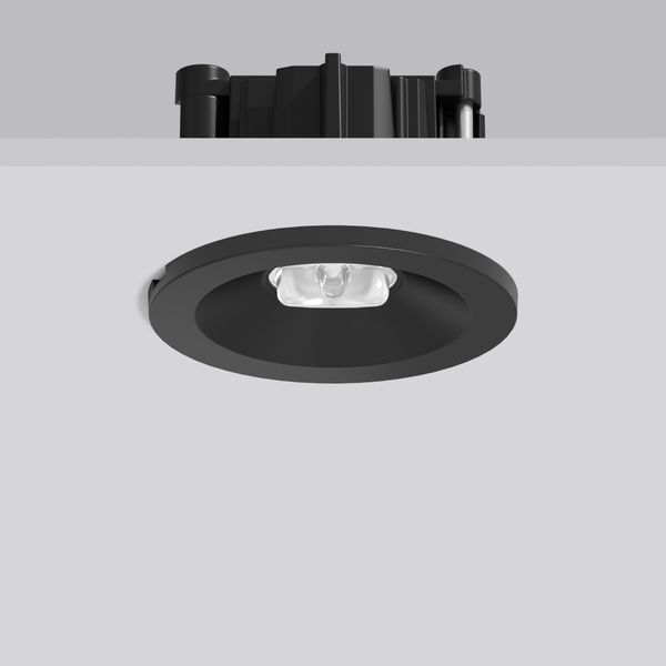 TURIA L, 4,2 W, 220 lm, 765, black, on/off Recessed ceiling luminaires image 1