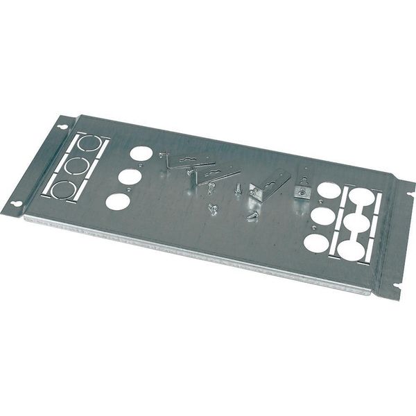 XMN332406MV Mounting plate, +mounting kit, for NZM3, vertical, 3p, HxW=600x600mm image 2