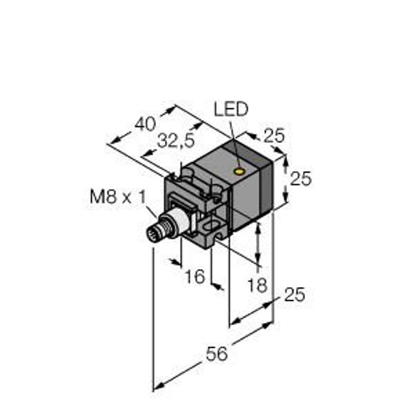 Inductive Sensor   BI10U-CA25-AP6X2-V1131 image 1