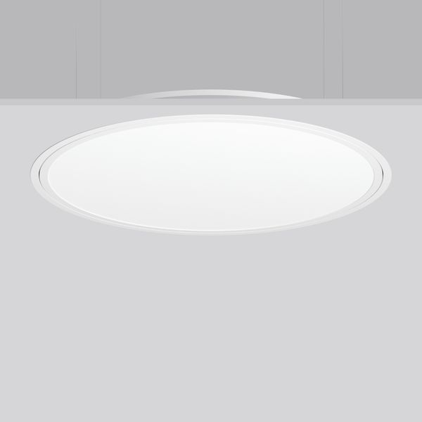 TRIONA round, 80 W, 8000 lm, 830, white, DALI Recessed ceiling luminai image 1