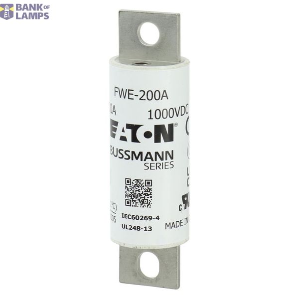 FWE-125A 1000Vdc IEC/UL 125A aR 30mm Round fuse image 1
