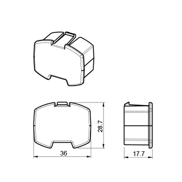 Blanking cap For EnstoNet XL couplers image 2