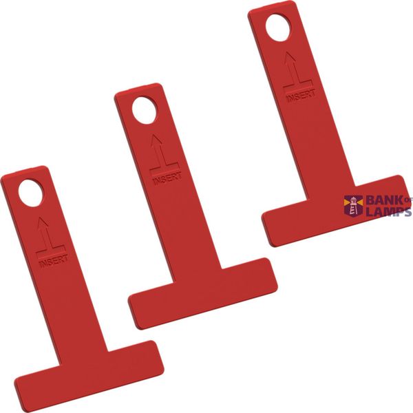 Locking aid for double cartridge load disconnect switch, set of 3 image 1