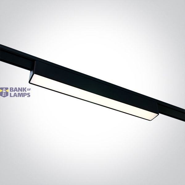 43100FA/B/V BLACK 10W LINEAR LIGHT CCTV 48V IP20 image 1