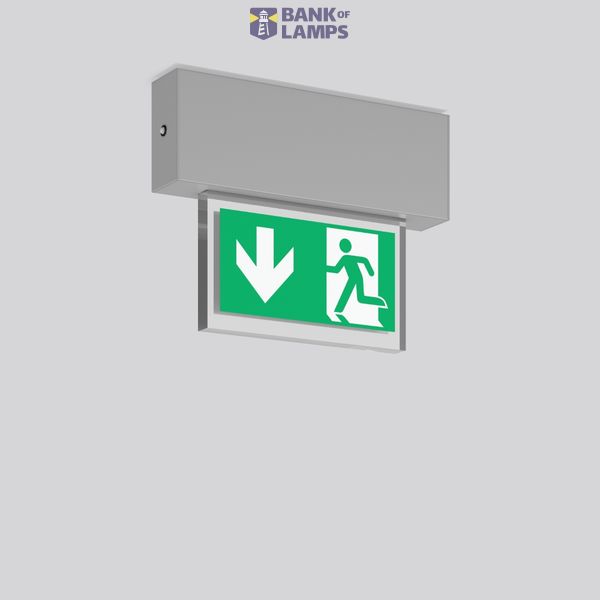 HALYXX, 4,7 W, aluminium, on/off Ceiling luminaires, L 233 B 40 H 180, image 1