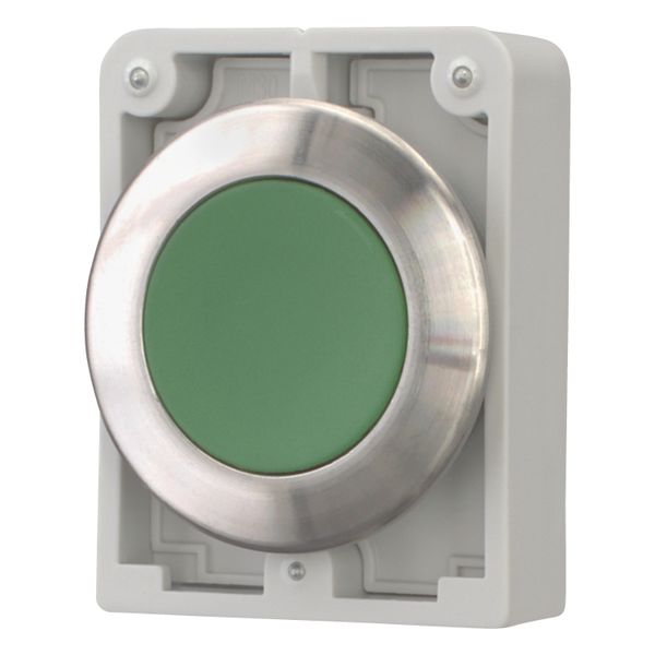 M30I-FDR-G Pushbutton, RMQ-Titan, flat, maintained, green, blank, Front ring stainless steel image 8