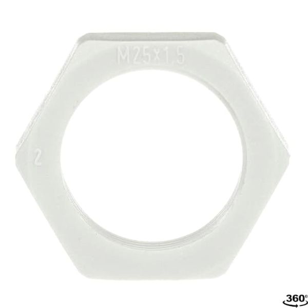 MP9-1234 Push button green "RESET" flat momentary, front ring: black plastic image 3
