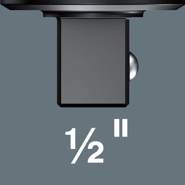 7772 C insteekratel, omschakelbaar, 9x12 mm, 1/2&quot; x 58 mm image 7