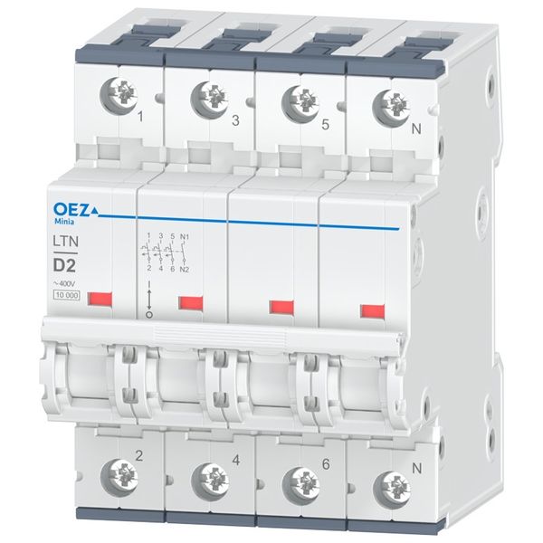 Miniature circuit breaker LTN-2D-3N image 1