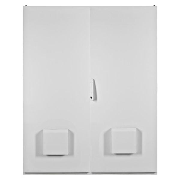 Outdoor enclosure 2 door IP55 H=2000 W=1200 D=600mm, RAL7035 image 1