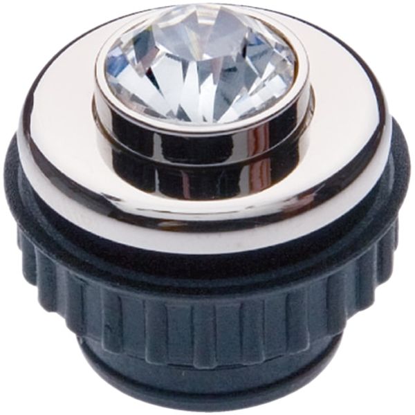 Push-button Crystal, TS Crystal, chrome glossy image 1