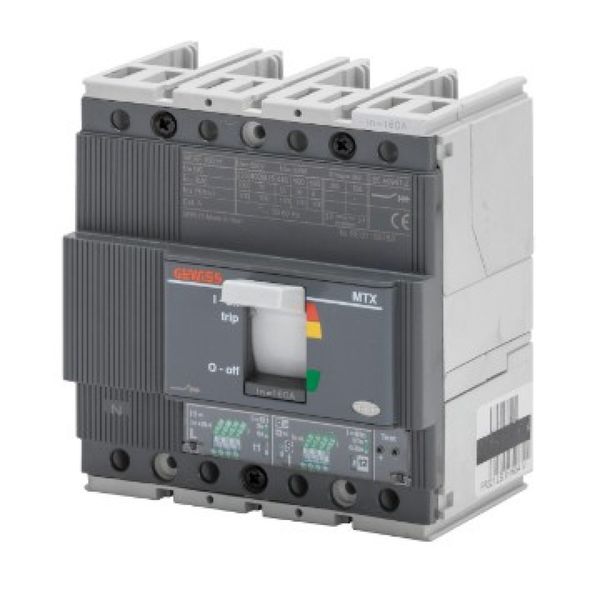 Circuit breaker MTXE 160 N 36KA 4P 160A GWD7160 image 1
