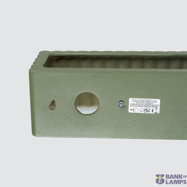 Wall lamp ceramic RIGATA olive green image 5