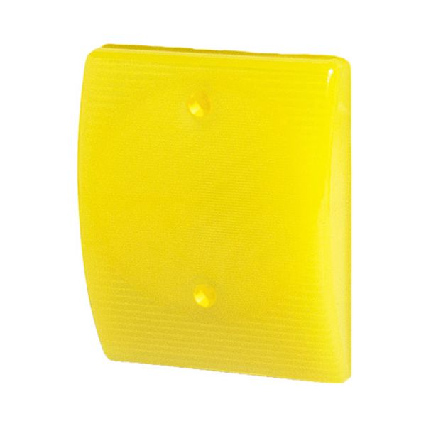 Yellow dome button for illuminated palm switch image 1