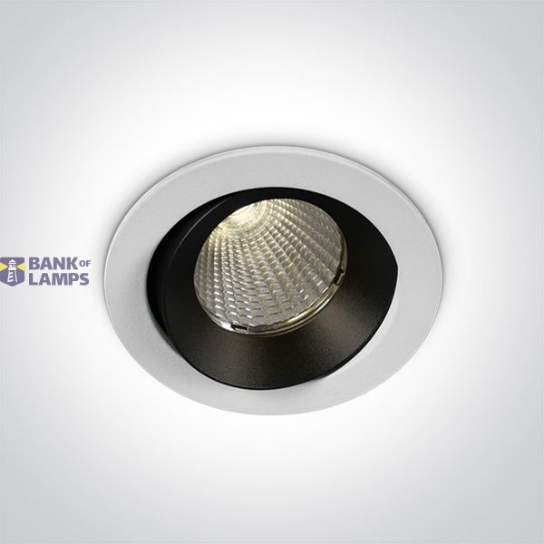 WHITE COB LED 12W WW 40deg 700mA IP65 DARK LIGHT image 1