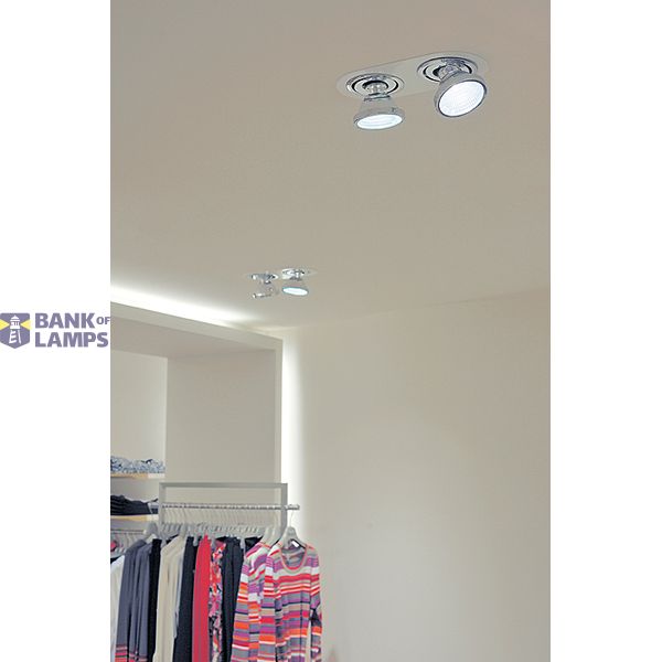 Twister CMH downlight GU6,5, max. 35W, alu/steel, chrome image 2